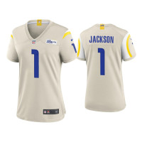 Women Los Angeles Rams #1 DeSean Jackson Bone Game Jersey