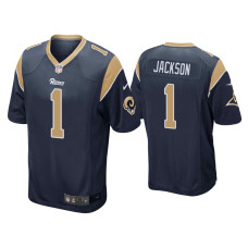 Men Los Angeles Rams #1 DeSean Jackson Navy Game Jersey