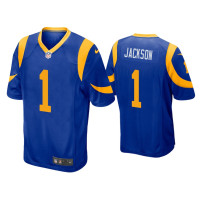 Men Los Angeles Rams #1 DeSean Jackson Royal Game Jersey