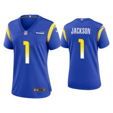 Women Los Angeles Rams #1 DeSean Jackson Royal Game Jersey