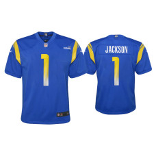 Youth Los Angeles Rams #1 DeSean Jackson Royal Game Jersey