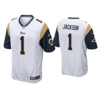 Men Los Angeles Rams #1 DeSean Jackson White Game Jersey