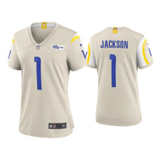 Women Los Angeles Rams #1 DeSean Jackson Bone Game Jersey