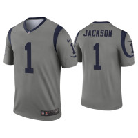 Men Los Angeles Rams #1 DeSean Jackson Gray Inverted Legend Jersey