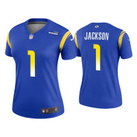 Women Los Angeles Rams #1 DeSean Jackson Royal Legend Jersey