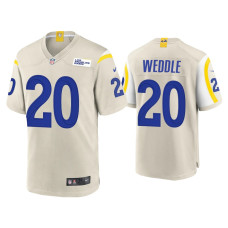 Men Los Angeles Rams #20 Eric Weddle Bone Game Jersey