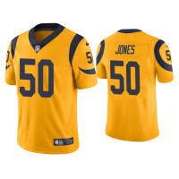 Men Los Angeles Rams #50 Color Rush Limited Ernest Jones Gold Jersey