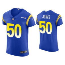 Men Los Angeles Rams #50 Ernest Jones Royal Vapor Elite Jersey