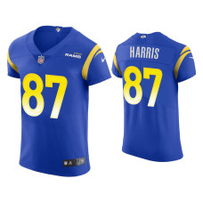 Men Los Angeles Rams #87 Jacob Harris Royal Vapor Elite Jersey