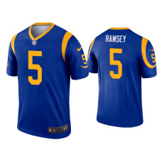 Men Los Angeles Rams #5 Jalen Ramsey Royal Legend Jersey