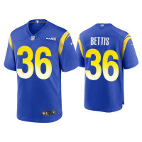 Men Los Angeles Rams #36 Jerome Bettis Royal Game Jersey