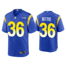 Men Los Angeles Rams #36 Jerome Bettis Royal Game Jersey