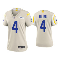 Women Los Angeles Rams #4 Jordan Fuller Bone Game Jersey