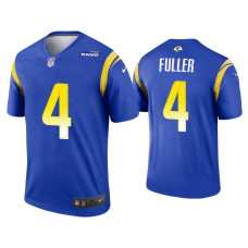 Men Los Angeles Rams #4 Jordan Fuller Royal Legend Jersey