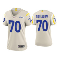 Women Los Angeles Rams #70 Joseph Noteboom Bone Game Jersey