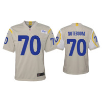 Youth Los Angeles Rams #70 Joseph Noteboom Bone Game Jersey