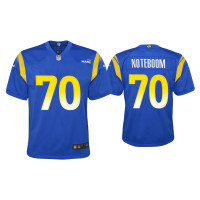 Youth Los Angeles Rams #70 Joseph Noteboom Royal Game Jersey