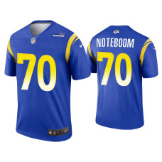 Men Los Angeles Rams #70 Joseph Noteboom Royal Legend Jersey