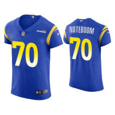 Men Los Angeles Rams #70 Joseph Noteboom Royal Vapor Elite Jersey