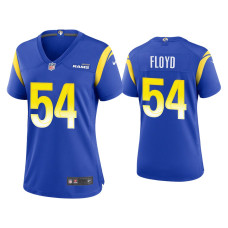 Women Los Angeles Rams #54 Leonard Floyd Royal Game Jersey