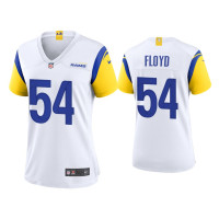 Women Los Angeles Rams #54 Leonard Floyd White Alternate Game Jersey