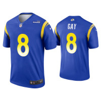 Men Los Angeles Rams #8 Matt Gay Royal Legend Jersey