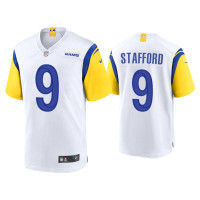 Men Los Angeles Rams #9 Matthew Stafford White Alternate Game Jersey