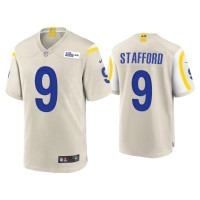 Men Los Angeles Rams #9 Matthew Stafford Bone Game Jersey