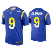 Men Los Angeles Rams #9 Matthew Stafford Royal Legend Jersey