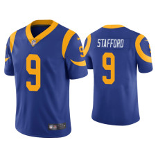 Men Los Angeles Rams #9 Matthew Stafford Vapor Limited Royal Jersey