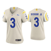 Women Los Angeles Rams #3 Odell Beckham Jr. Bone Game Jersey