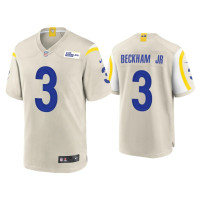 Men Los Angeles Rams #3 Odell Beckham Jr. Bone Game Jersey