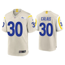 Men Los Angeles Rams #30 Raymond Calais Bone Game Jersey