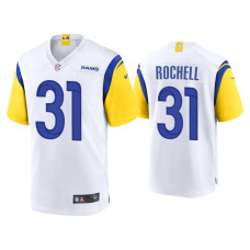 Men Los Angeles Rams #31 Robert Rochell White Alternate Game Jersey