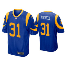 Men Los Angeles Rams #31 Robert Rochell Royal Game Jersey