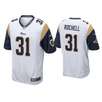 Men Los Angeles Rams #31 Robert Rochell White Game Jersey