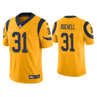 Men Los Angeles Rams #31 Color Rush Limited Robert Rochell Gold Jersey