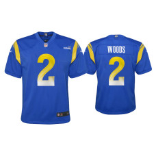 Youth Los Angeles Rams #2 Robert Woods Royal Game Jersey