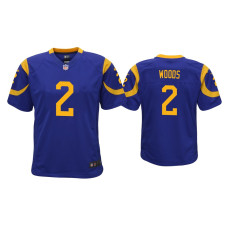 Youth Los Angeles Rams #2 Robert Woods Royal Game Jersey