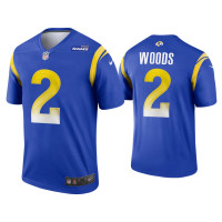 Men Los Angeles Rams #2 Robert Woods Royal Legend Jersey