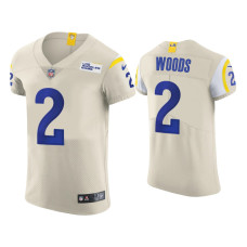 Men Los Angeles Rams #2 Robert Woods Bone Vapor Elite Jersey