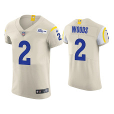 Men Los Angeles Rams #2 Robert Woods Cream Vapor Elite Jersey