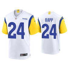 Men Los Angeles Rams #24 Taylor Rapp White Alternate Game Jersey