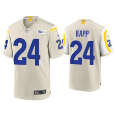 Men Los Angeles Rams #24 Taylor Rapp Bone Game Jersey