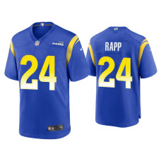 Men Los Angeles Rams #24 Taylor Rapp Royal Game Jersey