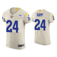 Men Los Angeles Rams #24 Taylor Rapp Cream Vapor Elite Jersey