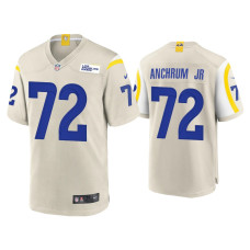 Men Los Angeles Rams #72 Tremayne Anchrum Jr. Bone Game Jersey