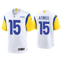 Men Los Angeles Rams #15 Tutu Atwell White Alternate Game Jersey