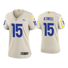 Women Los Angeles Rams #15 Tutu Atwell Bone Game Jersey