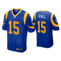 Men Los Angeles Rams #15 Tutu Atwell Royal Game Jersey